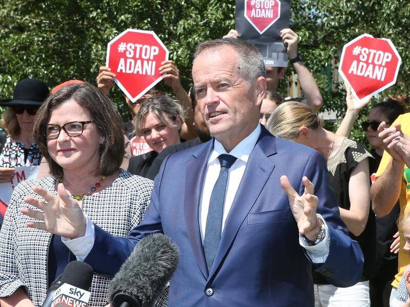 Former opposition leader Bill Shorten has come under fire for Labor's weak position on Adani's proposed mine.
