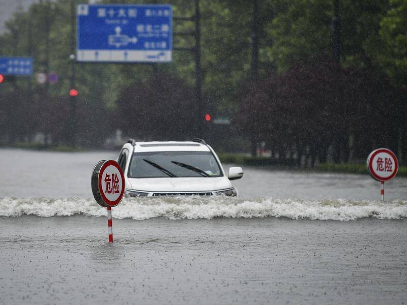 Flooding in central China has killed at least 10 people, with others missing. (file)