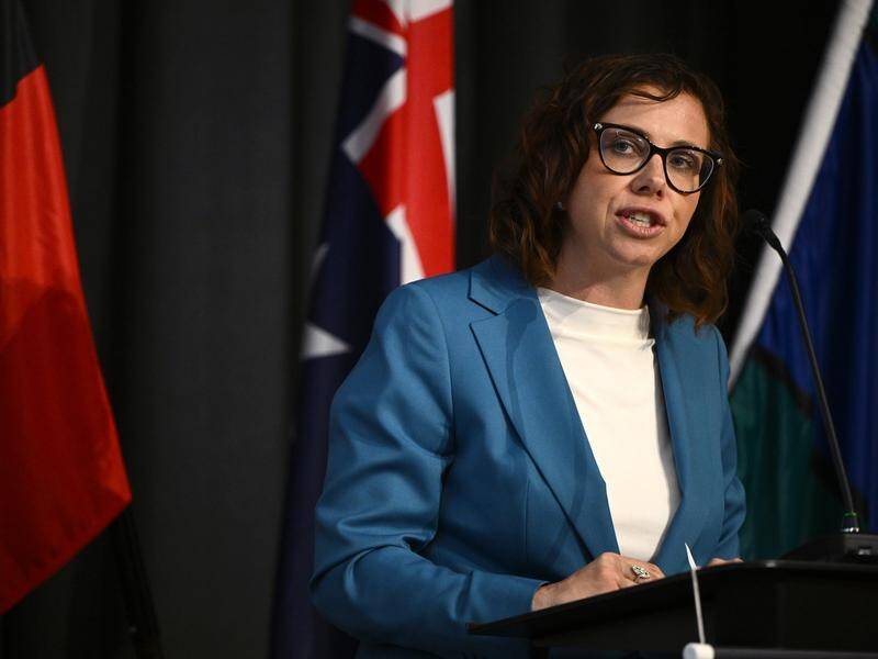 Social Services Minister Amanda Rishworth says Australia needs to use the skills of older workers. (Joel Carrett/AAP PHOTOS)