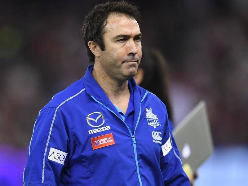 Brad Scott was apparently forced into the timing of his 'mutual' departure from North Melbourne.