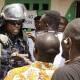 Anti-government protests in northern and western Sierra Leone have left six police officers dead. (AP PHOTO)
