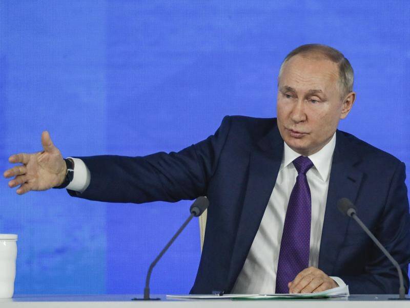 President Vladimir Putin says Russia wants to avoid conflict with Ukraine and the West.