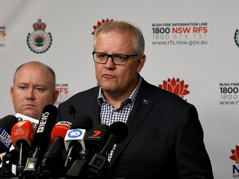Prime Minister Scott Morrison has called for patience amid the bushfires.