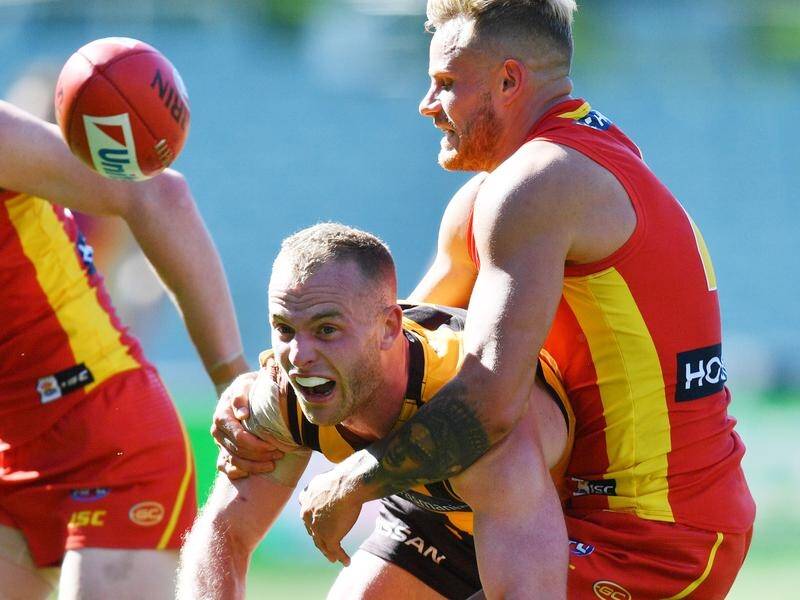Hawk Tom Mitchell has undergone shoulder surgery and will have a delayed start to pre-season.