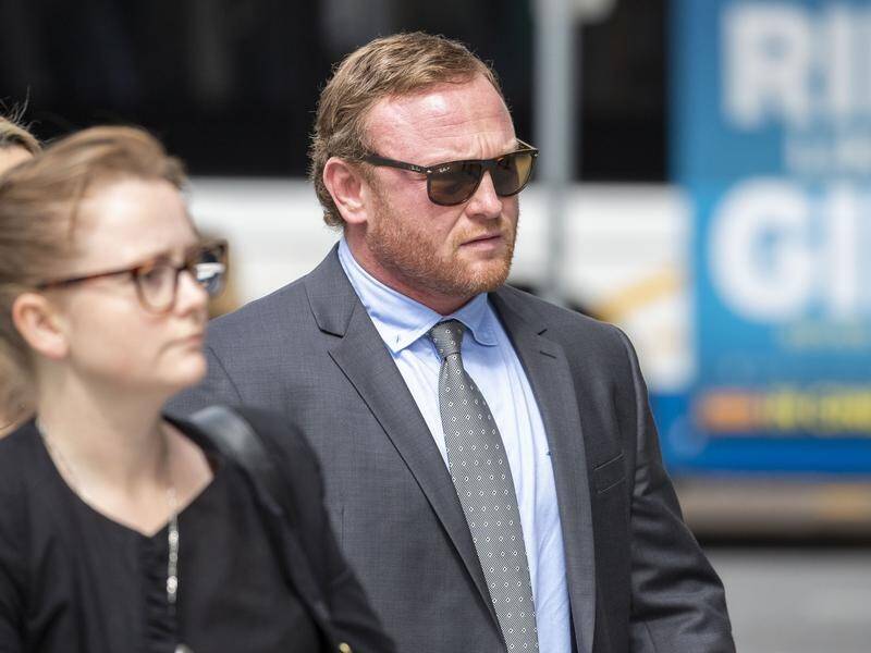 Nathan Sologinkin denies sexually assaulting a woman in a crowded Brisbane casino.