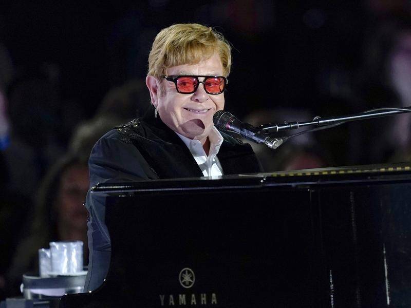 Elton John has joined the ranks of performers to have won an Emmy, Grammy, Oscar and Tony. (AP PHOTO)