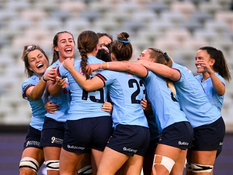 The NSW Waratahs have extended their lead on the Super W ladder after beating the Queensland Reds. (Lukas Coch/AAP PHOTOS)
