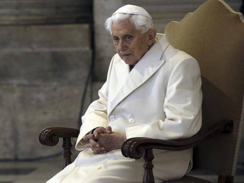 Former Pope Benedict XVI says he is prepared to testify in a child sex abuse trial in Germany. (AP PHOTO)