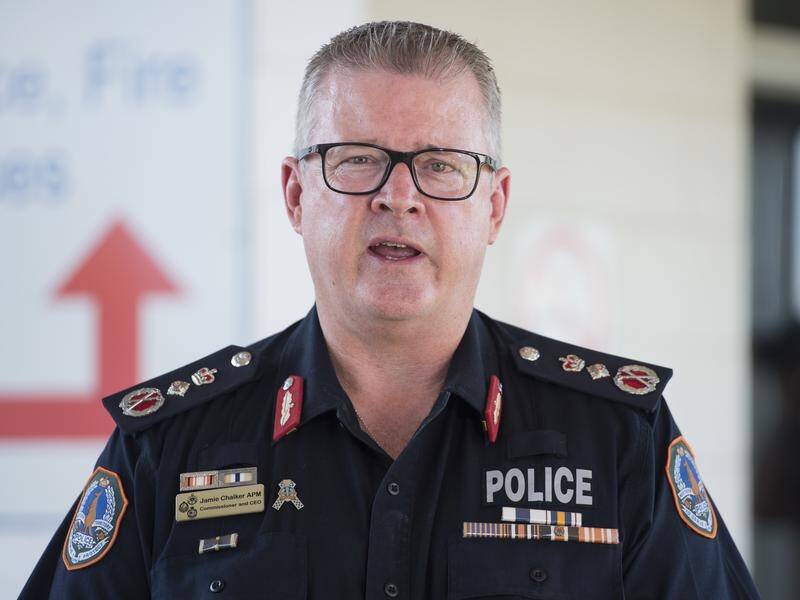 Northern Territory Police chief Jamie Chalker denies trying to bury reports about a fatal shooting.