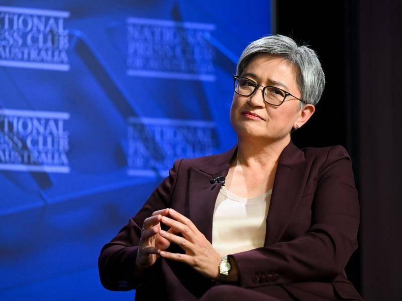 Penny Wong says Australia needs to work together with Pacific nations to ensure regional security. (Lukas Coch/AAP PHOTOS)