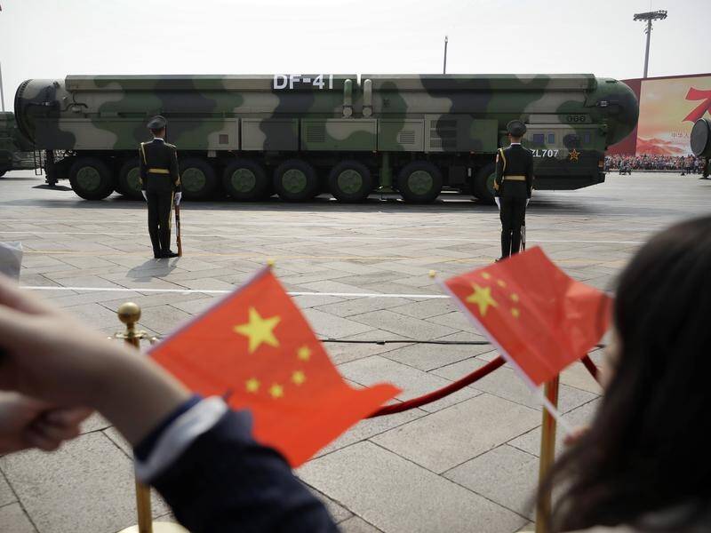 A Pentagon report says China will diversify and expand its nuclear forces in the next decade.