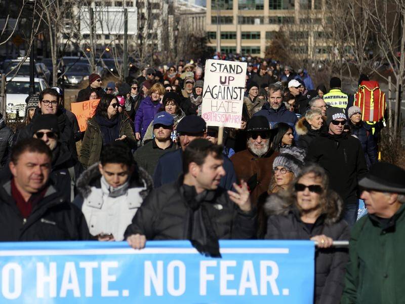 A recent spate of anti-Jewish attacks in New York and New Jersey prompted a march against hate.
