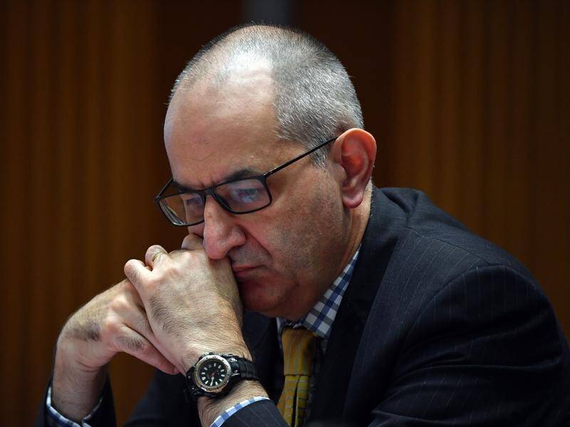 Department of Home Affairs secretary Michael Pezzullo is on full pay after standing aside. (Mick Tsikas/AAP PHOTOS)