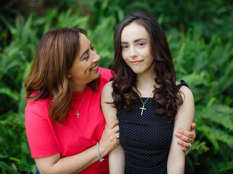 Niki Markou's daughter Angelina was 14 when she first showed symptoms of the rare Lafora disease. (PR HANDOUT IMAGE PHOTO)