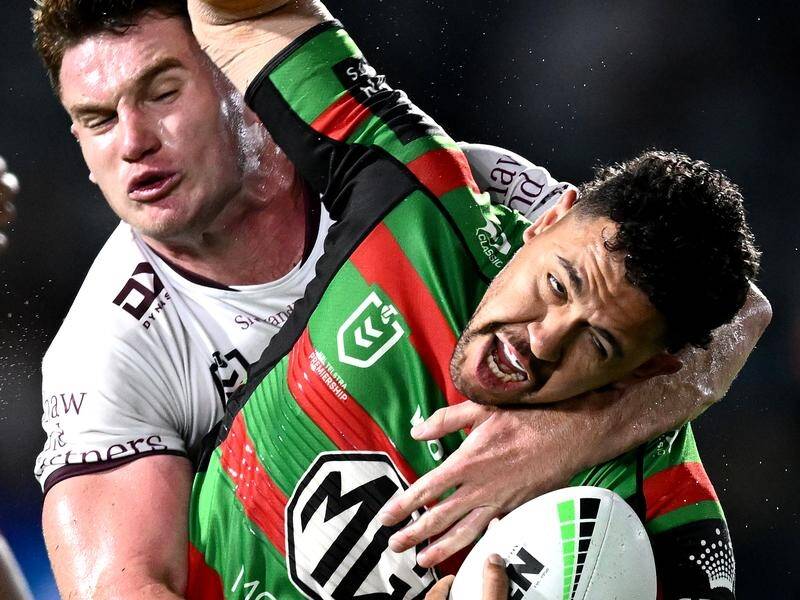Jacob Gagai is poised for a long-awaited debut when South Sydney travel to Las Vegas. (Dan Himbrechts/AAP PHOTOS)