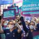 Nurses and midwives in Tasmania are calling for improved pay and conditions. (Ethan James/AAP PHOTOS)