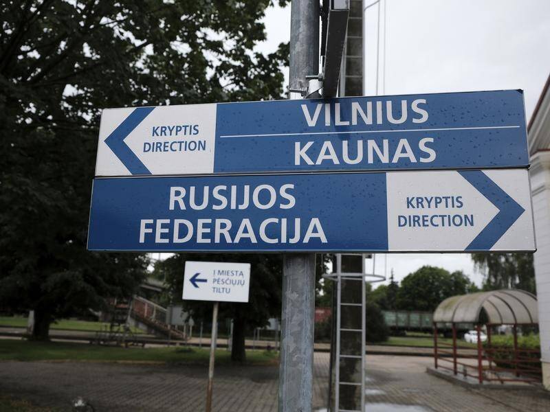 Lithuania authorities banned transit of some goods on trains across its territory to Kaliningrad.