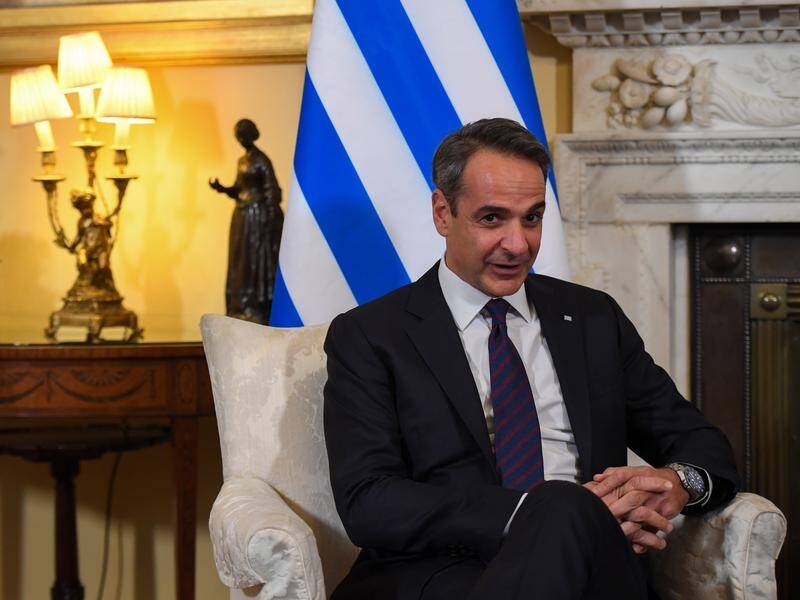 PM Kyriakos Mitsotakis has called fining unvaccinated people 100 euros a month 