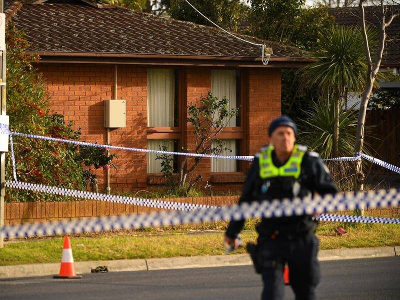 A man has been shot dead in Melbourne's southeast and Victoria Police say his killer is on the run.