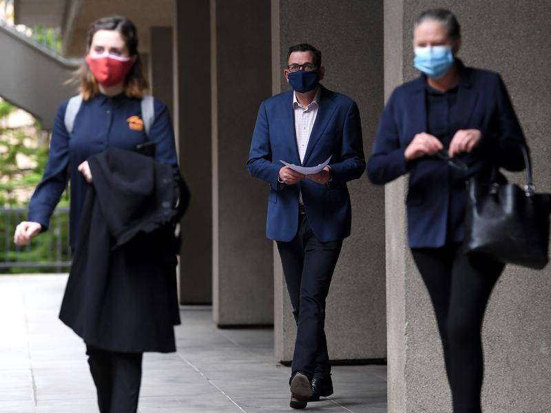 Masks will be mandatory in public in Victoria as the state continues to battle high infection rates.