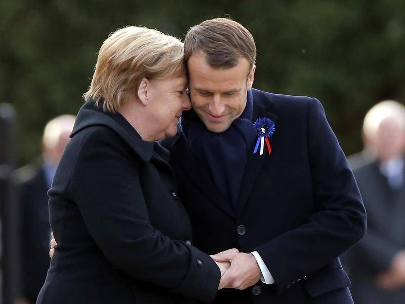 Macron thanks Merkel as she steps down | The Canberra Times | Canberra, ACT