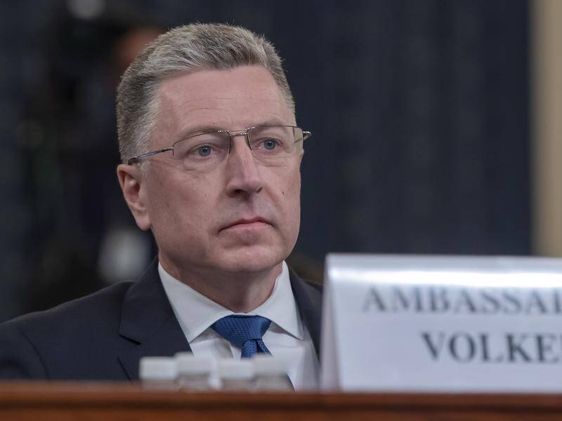 Former US Special Representative for Ukraine Kurt Volker testifies at the Trump impeachment inquiry.