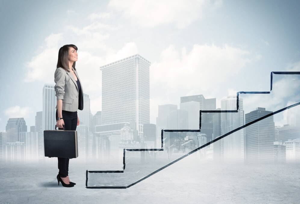 MOVING ON UP: Women have made gains towards equality in the business world, but there's more work to be done. Picture: SHUTTERSTOCK. 