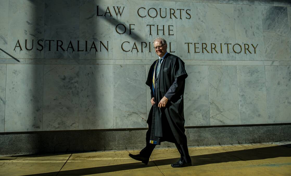 Former Director of Public Prosecutions and ANU academic, Justice Richard Refshauge. Picture: Karleen Minney