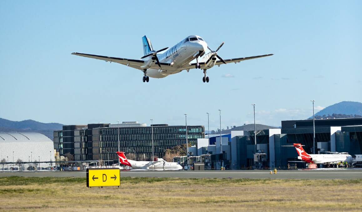 Link aircraft at Canberra Airport. Picture supplied