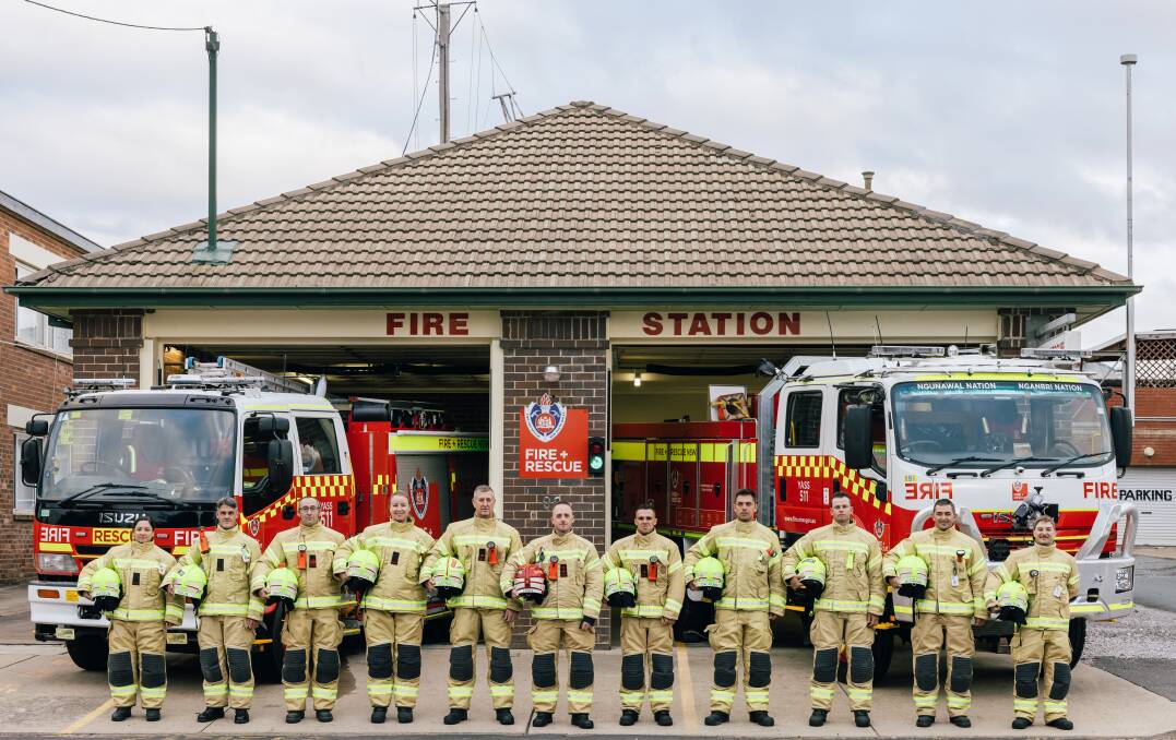 The brigade at Fire & Rescue Yass. Picture supplied