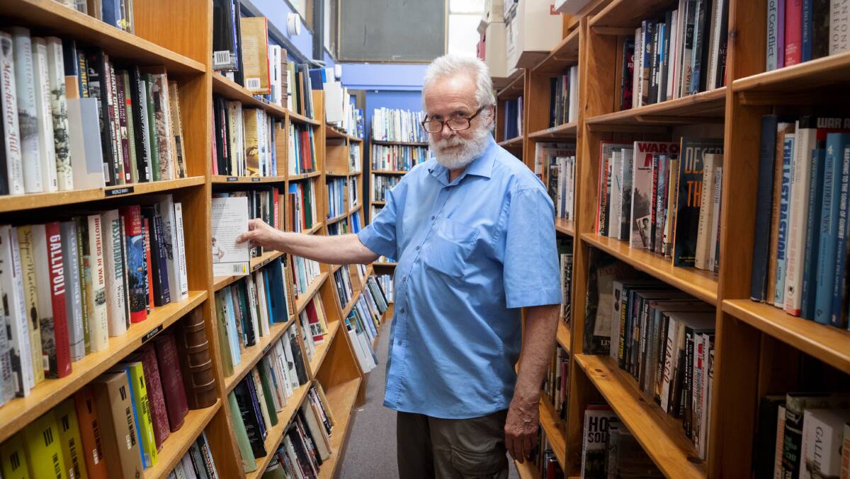 David Fax at the Alexander Fax Booksellers. Picture: Sitthixay Ditthavong
