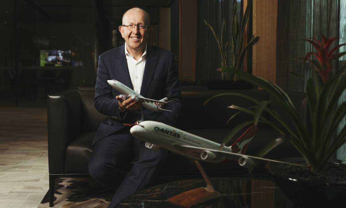 Canberra Airport chief executive Stephen Byron. Picture: Dion Georgopoulos