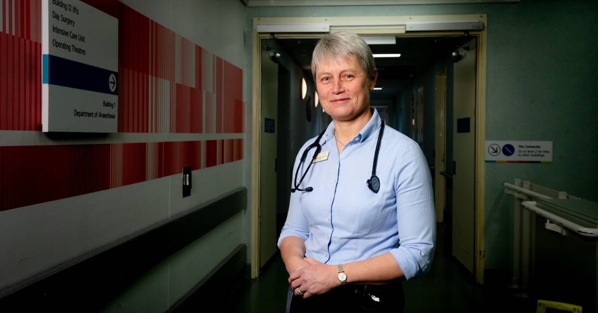Professor Imogen Mitchell at Canberra Hospital. Picture: Elesa Kurtz