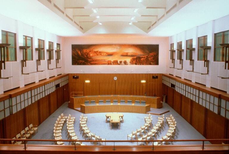 Red Ochre Cove in Parliament House. Picture: Austrlaina Parliament House