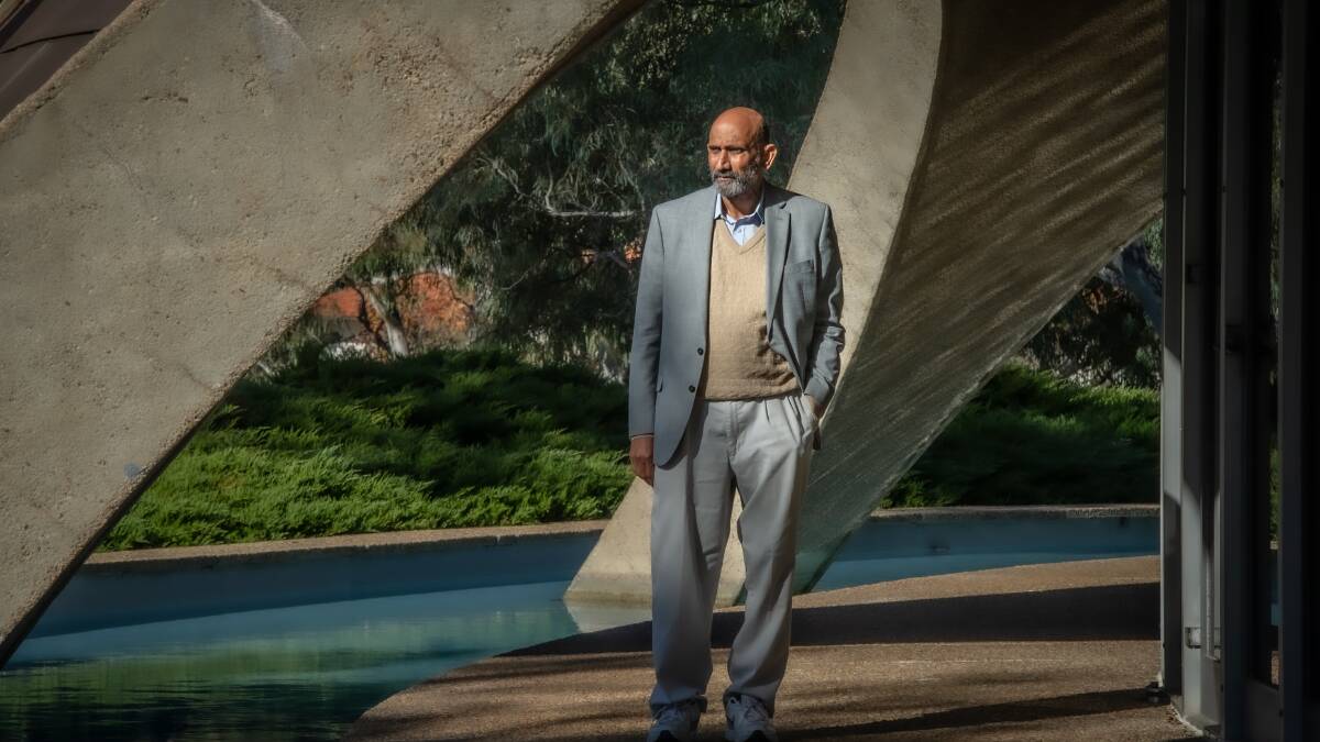 President of the Australian Academy of Science, Professor Chennupati Jagadish, at the refurbished Shine Dome. Picture: Karleen Minney