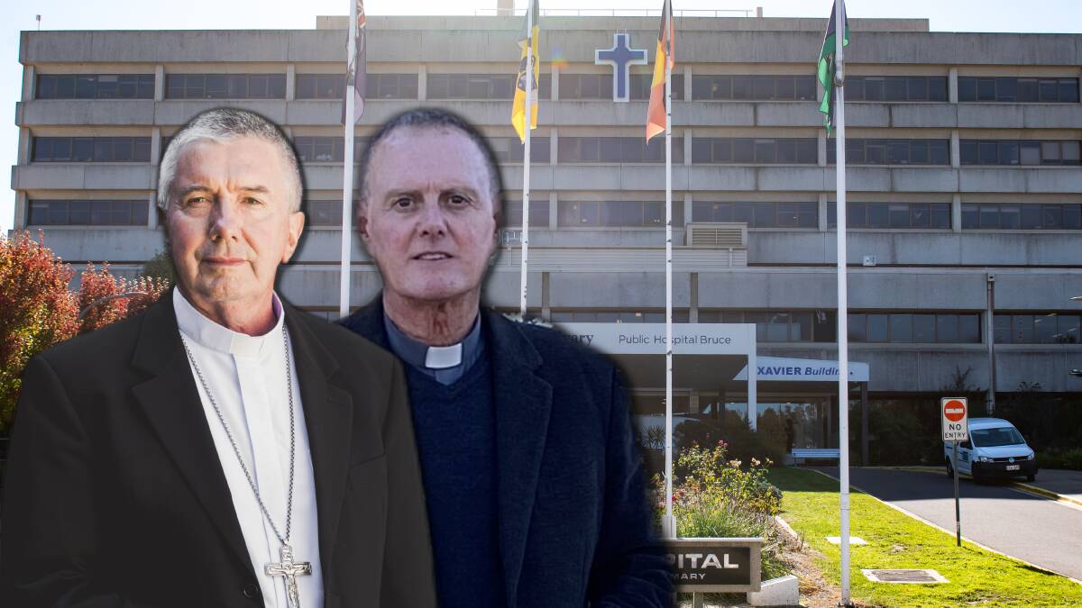 Archbishop Christopher Prowse (left) and Father Richard Thompson. Pictures by Elesa Kurtz, Jamila Toderas and supplied