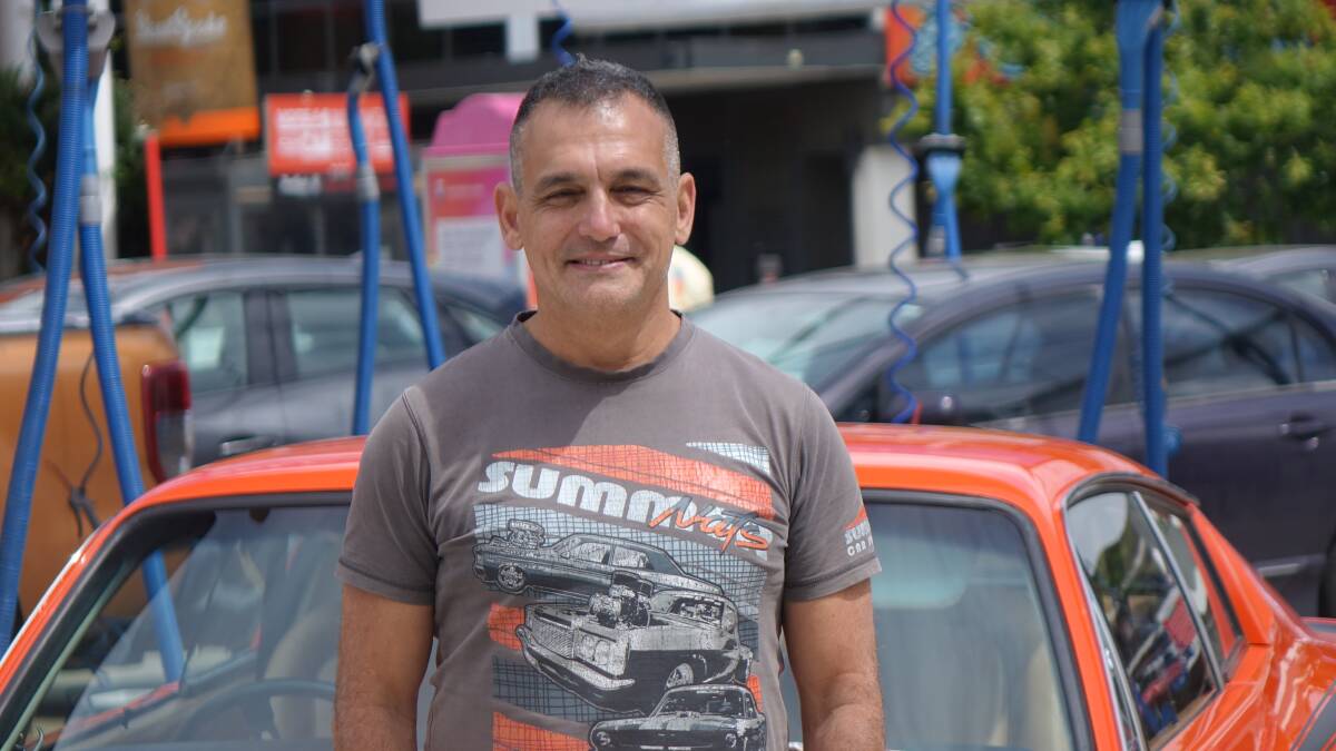 Summernats co-owner Andy Lopez at the media launch of January's festival. Picture by Steve Evans