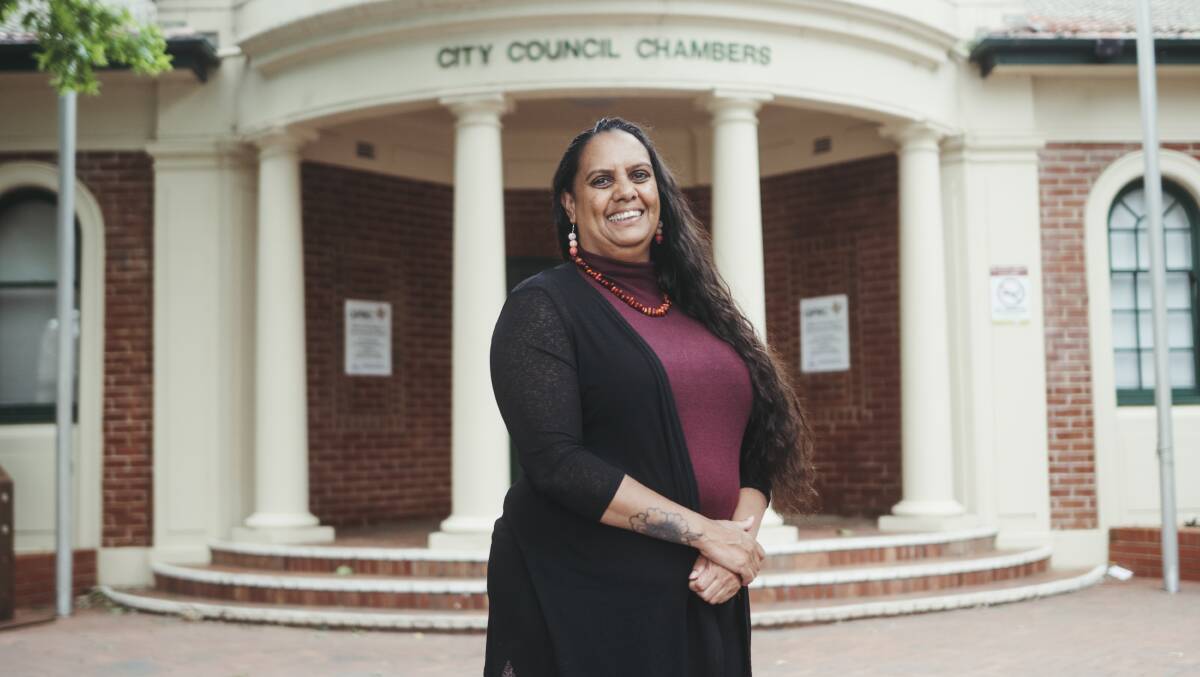 Bigambul woman Esma Livermore is among six women elected to the Queanbeyan-Palerang Regional Council. Picture: Dion Georgopoulos