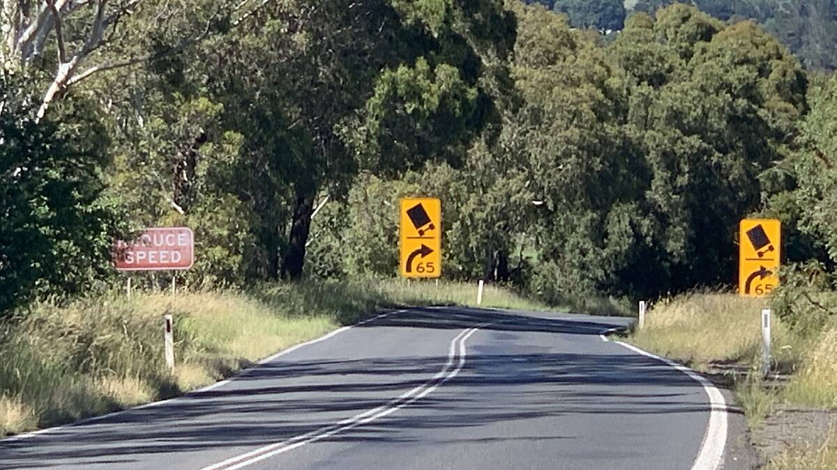 The black spot corner on the old Hume Highway at Three Legs O Man bridge, near Berrima. Picture: Tim the Yowie Man