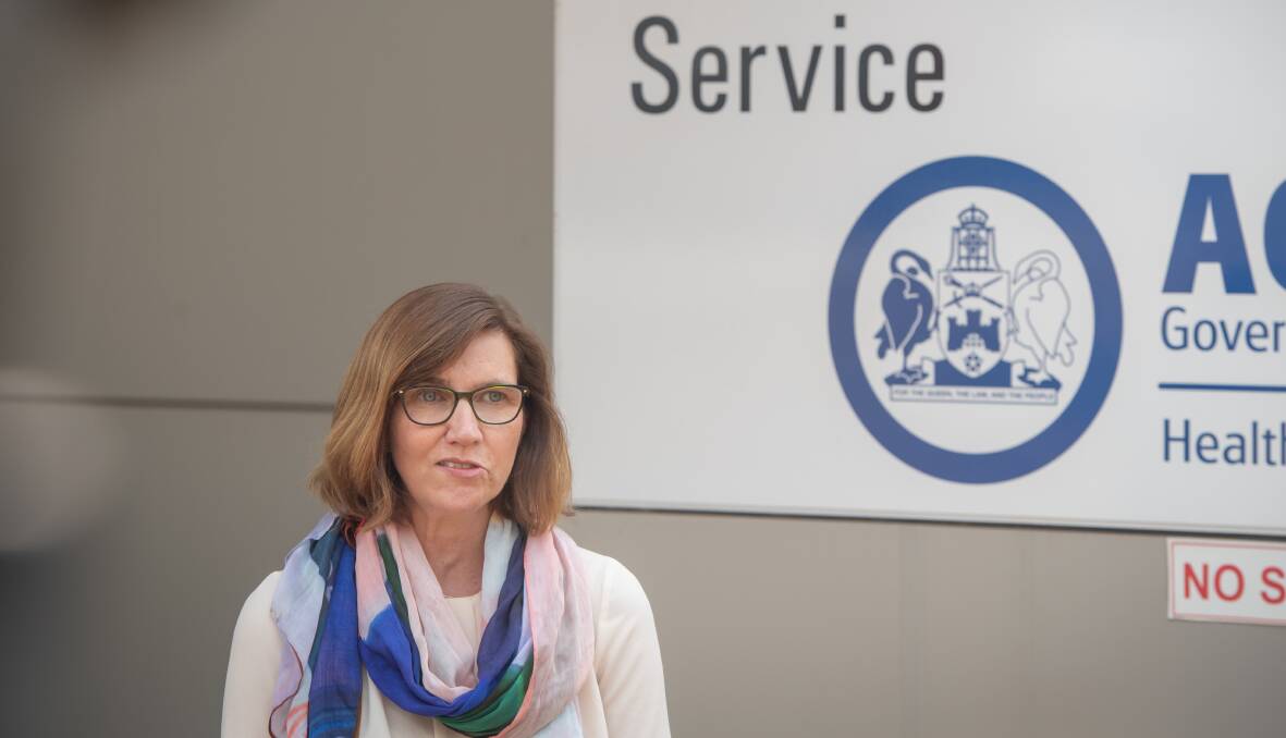 Acting ACT chief health officer Dr Vanessa Johnston. Picture: Karleen Minney
