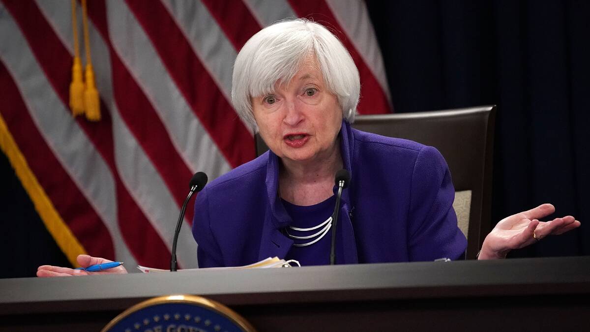 US Treasury Secretary Janet Yellen. Picture: Getty Images