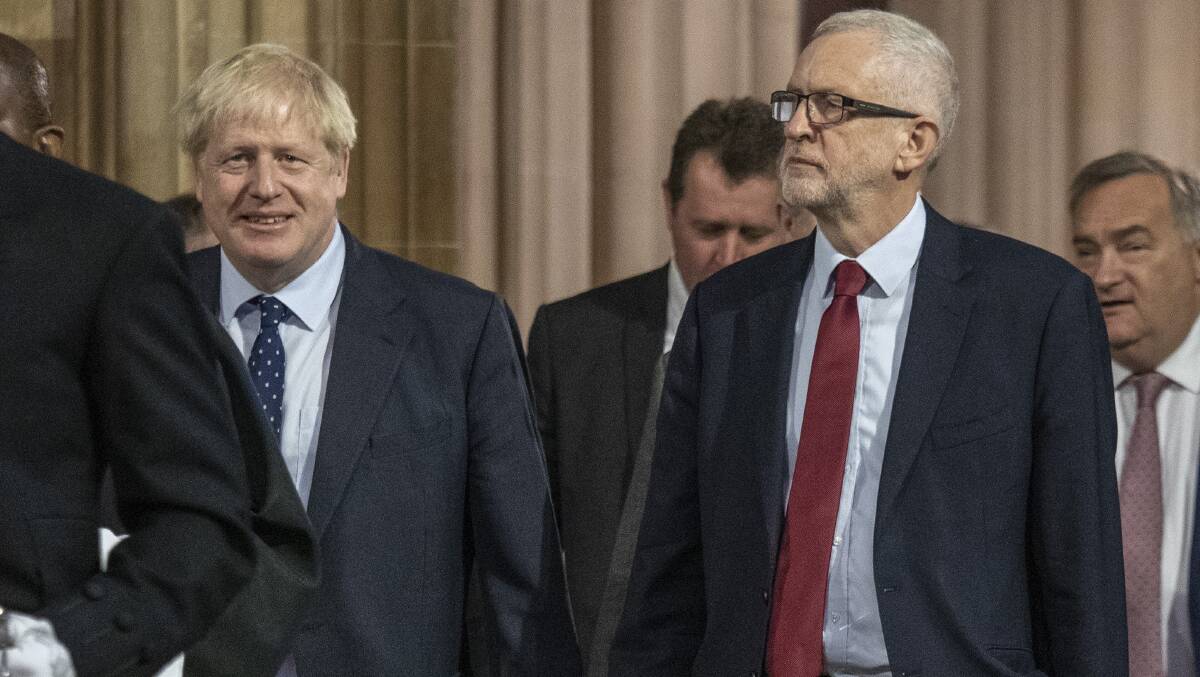 British Prime Minister Boris Johnson (left) and opposition leader Jeremy Corbyn will soon face off in a general election unlike any other. Picture: Getty Images
