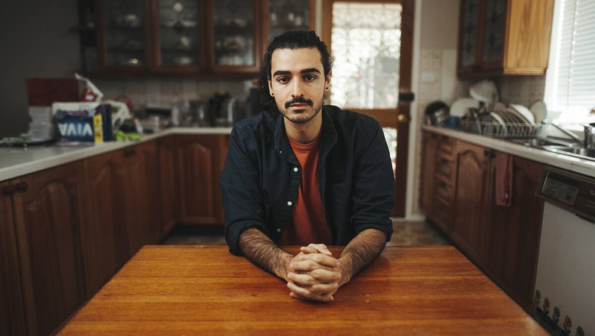 Canberra Times photographer Dion Georgopoulos is behind the Canberra Times Lockdown Hotline. Picture: Dion Georgopoulos