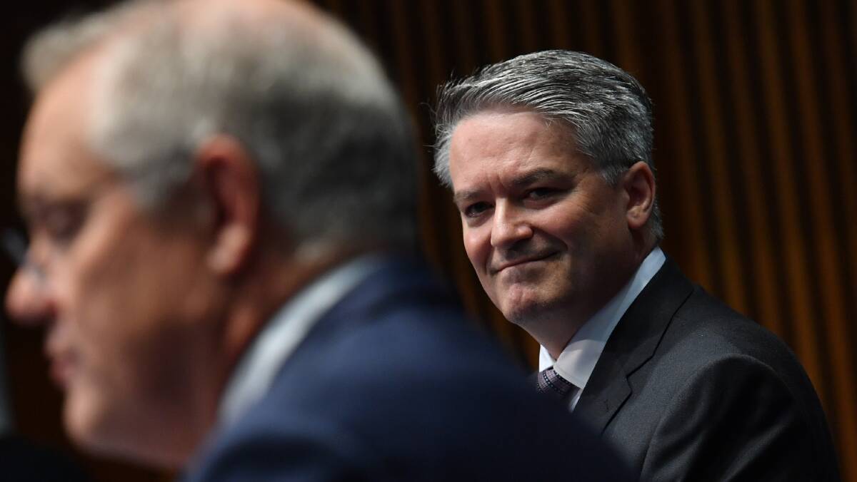 Former finance minister Mathias Cormann (right) is battling opposition from at home and abroad in his bid for the top job at the OECD. Picture: Getty Images