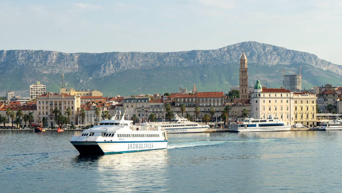Ferries regularly travel between Split and several small islands off the Croatian coast.