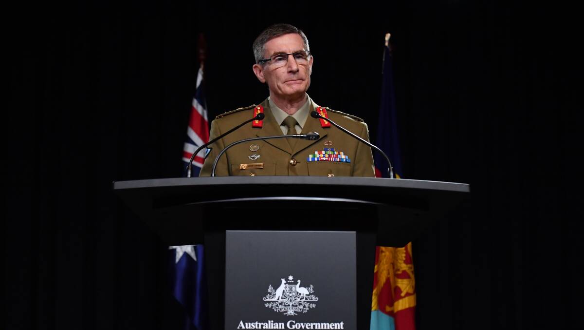 Australian Defence Force Chief General Angus Campbell. Picture: Getty Images