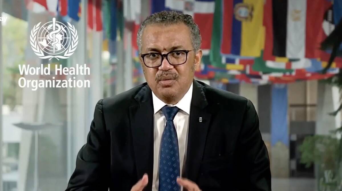 WHO director-general Tedros Adhanom Ghebreyesus. Picture: Getty Images