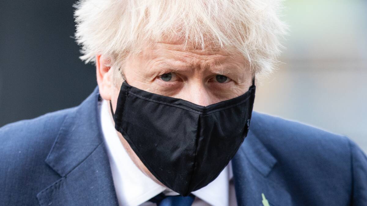 British Prime Minister Boris Johnson is dealing with a pandemic that's spiralling out of control. Picture: Getty Images