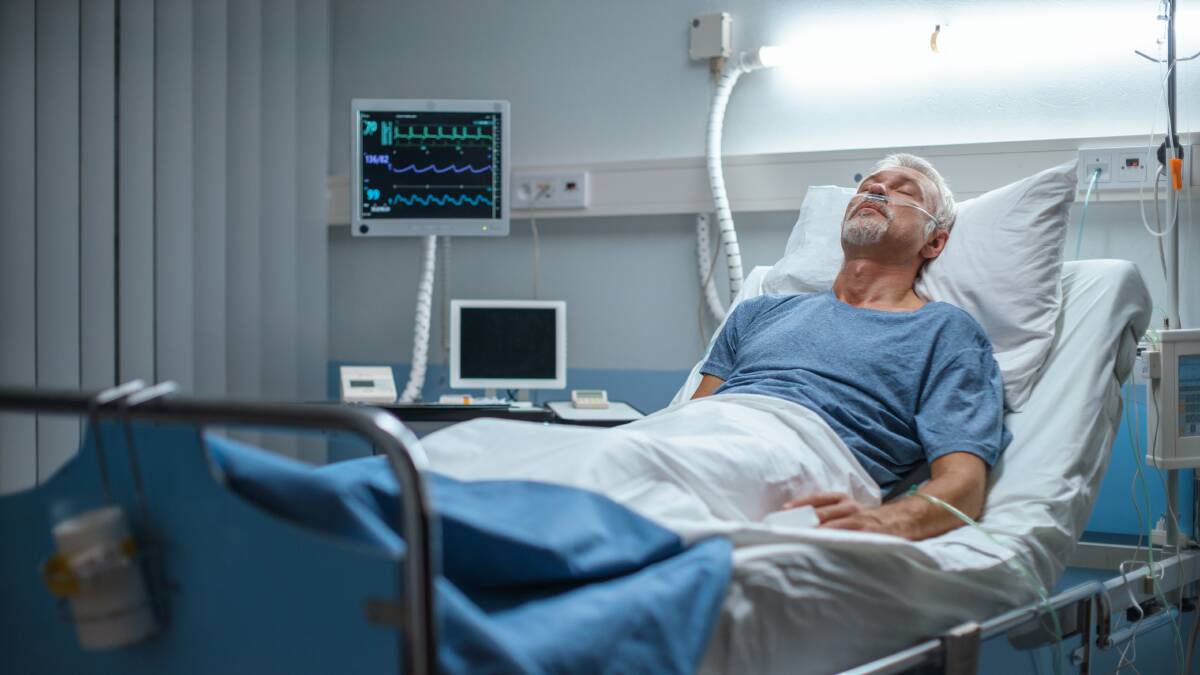 In those ill enough to be admitted to hospital due to COVID-19, more than half require assistance with oxygen, usually in a standard hospital ward. Picture: Shutterstock