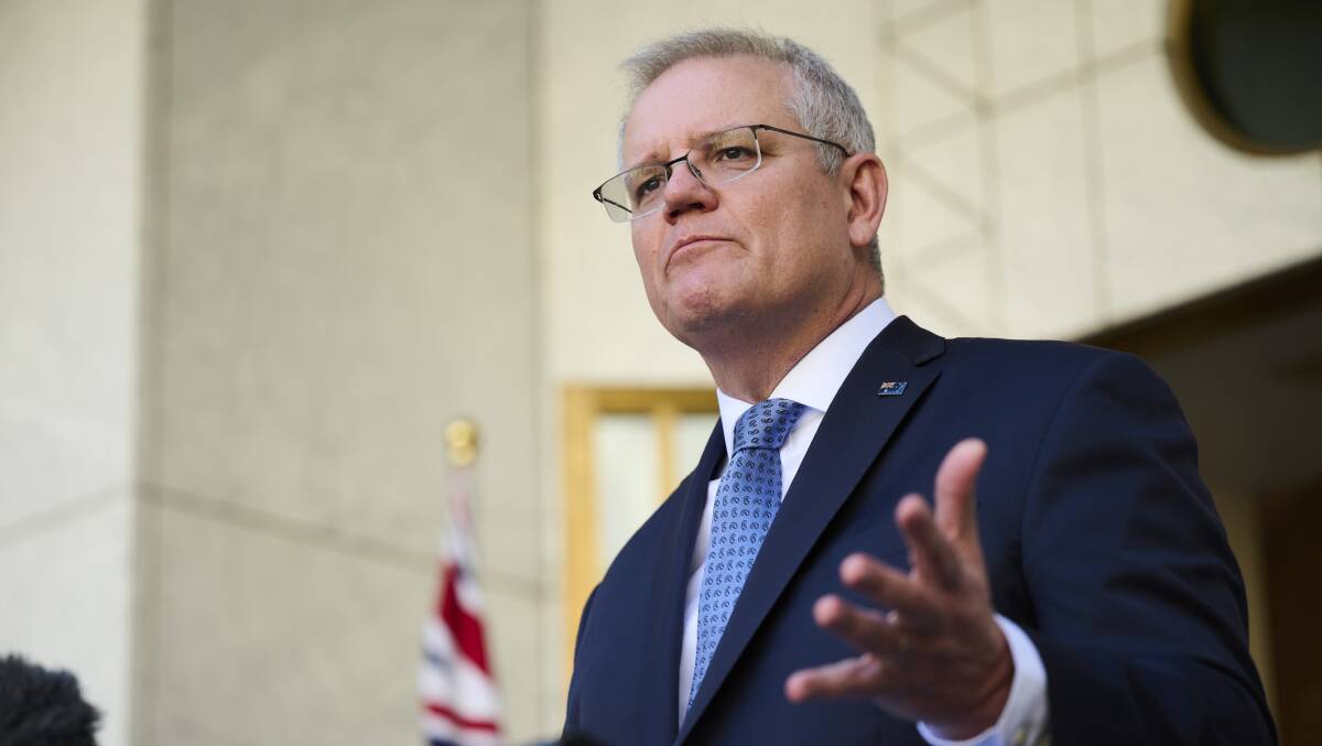 Prime Minister Scott Morrison will find it trickier to avoid responsibility with President Biden in the White House rather than President Trump. Picture: Getty Images